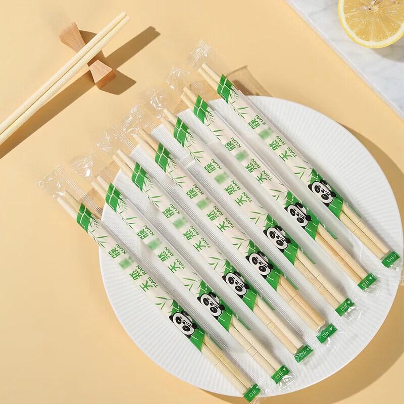 Commercial Individually Wrapped Bamboo Chopsticks