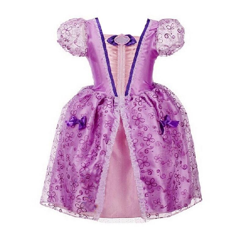 Kinder Mädchen Prinzessin Partykleid Ballkleid Kleid Kostüm