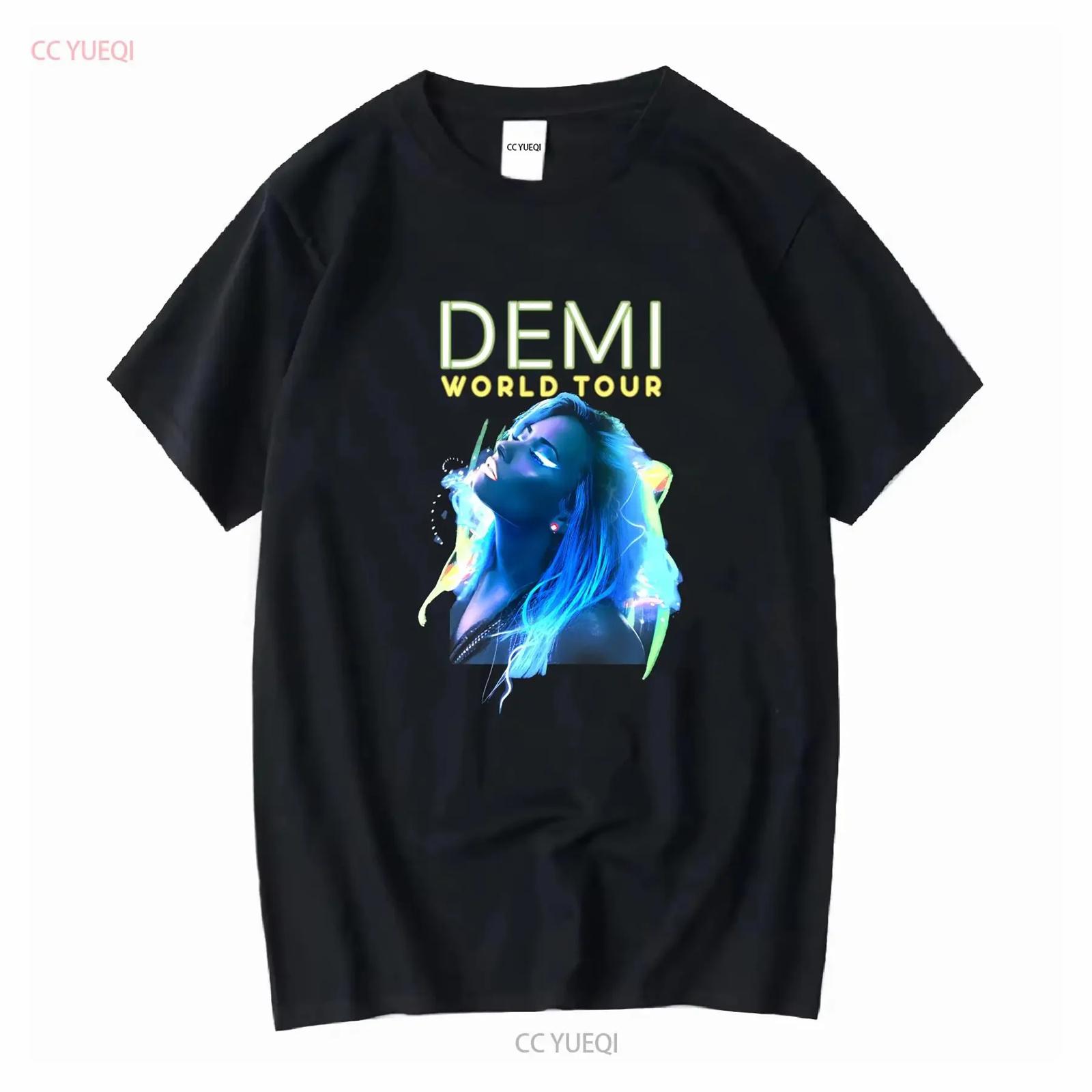 

Demi Lovato T Shirt Adult Size M Black Pop Music Neon Lights Tour 2014 vintage Washed fashion Soft Unisex Breathable graphic XXXXXL різнокольоровий