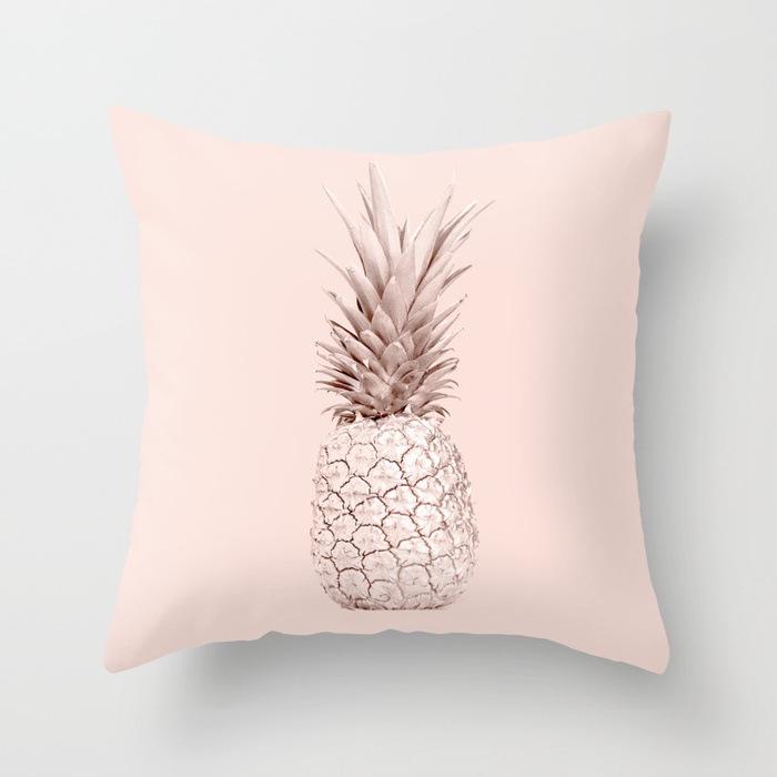 New Ins Style Pink Geometric Love Series Pillowcase Sofa Pillow Car Cushion Cover