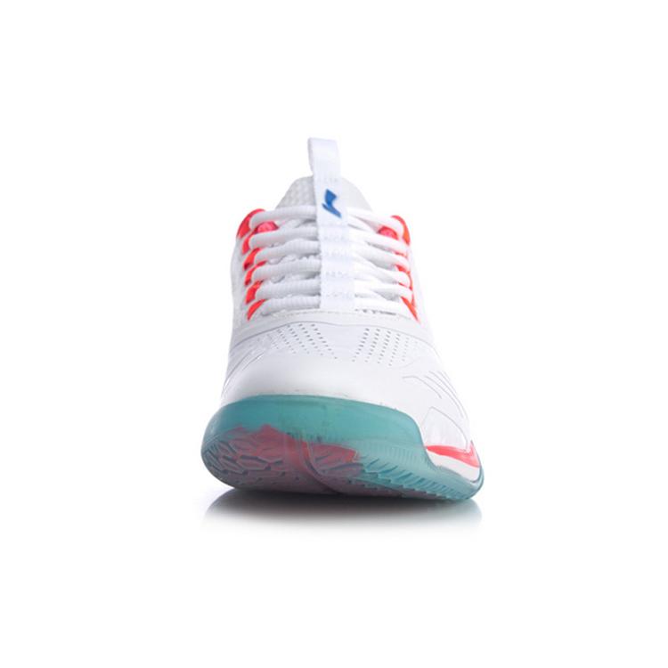 New LiNing Cool Shark 2.0 Breathable Low top Badminton Shoes Women's Standard White AYAQ004-4