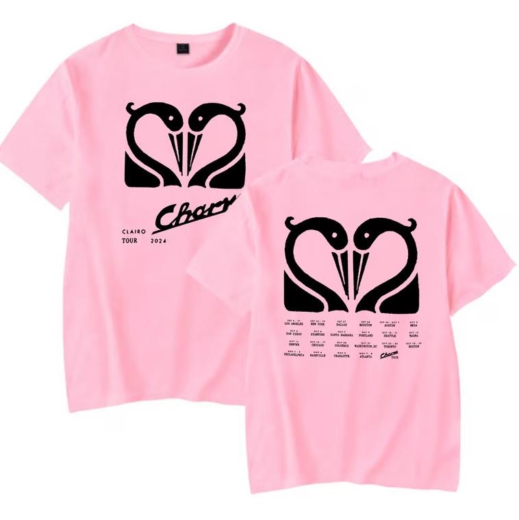 Clairo Merch Charm Swan Tour T-shirt size S-5XL M