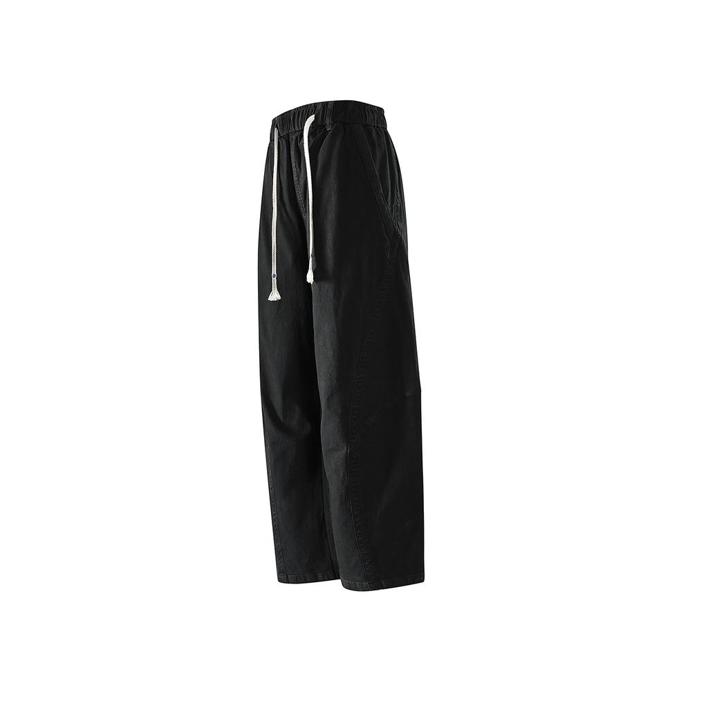 Men's Trend Pants Overalls Simple Loose Retro Casual Versatile Wide Leg Pants Outdoor