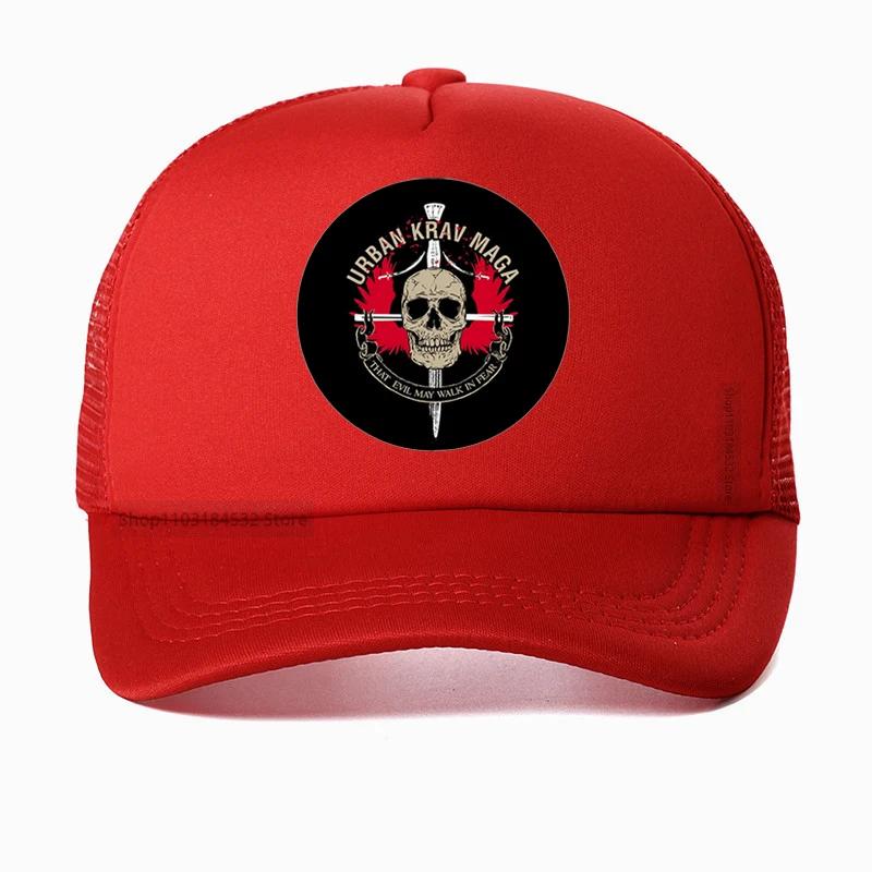 

New Urban Krav Maga Idf Israel Martial Art Self Defense Baseball cap Fashion Cotton Mesh Trucker Caps hat Casquette Adjustable