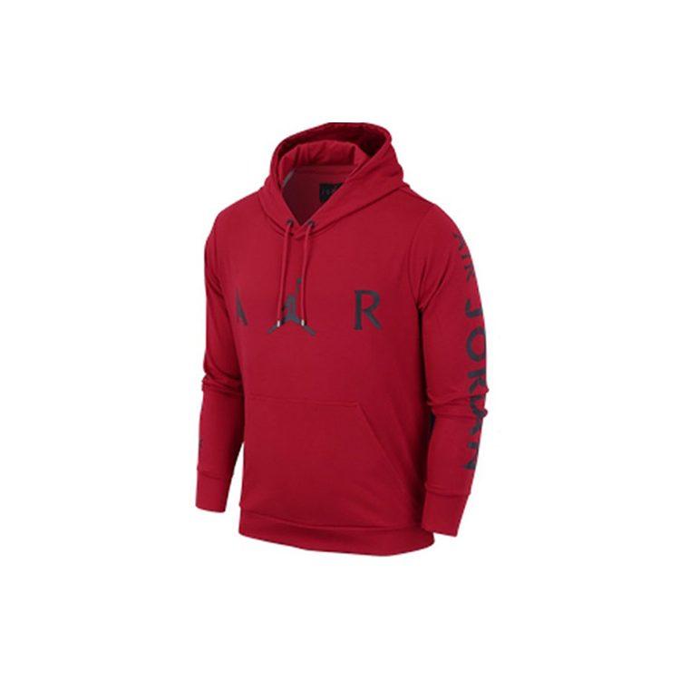 Jordan Sweatshirts Men's Gym Red Hooded Moderate Regular CK1345-687