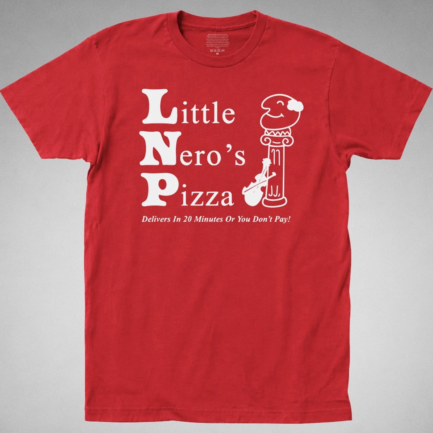 Home Alone Little Nero s Pizza T Shirt christmas kevin marv harry funny 90s S