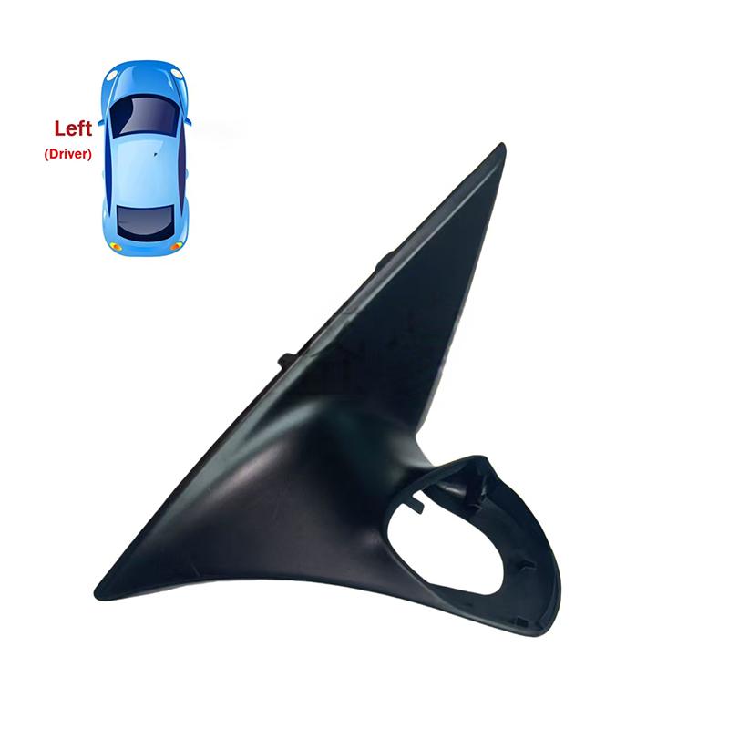 Black Front Window Triangle Trim Mirror Cover Base Holder for Mercedes-Benz W206 C-Class 2024