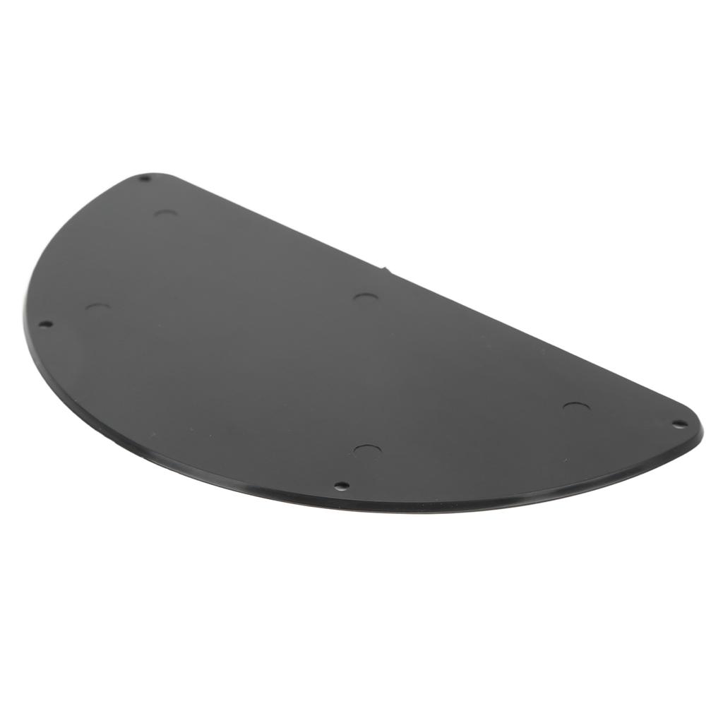 Gitarrenfach Abdeckplatte Kunststoff Schwarz 4 Löcher Schlagbrett Rückseite Abdeckung für Bassgitarre