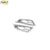 Fits For Honda CR-V CRV 2017 ABS Chrome Front Fog Light Eyelid Molding Trim 2PC
