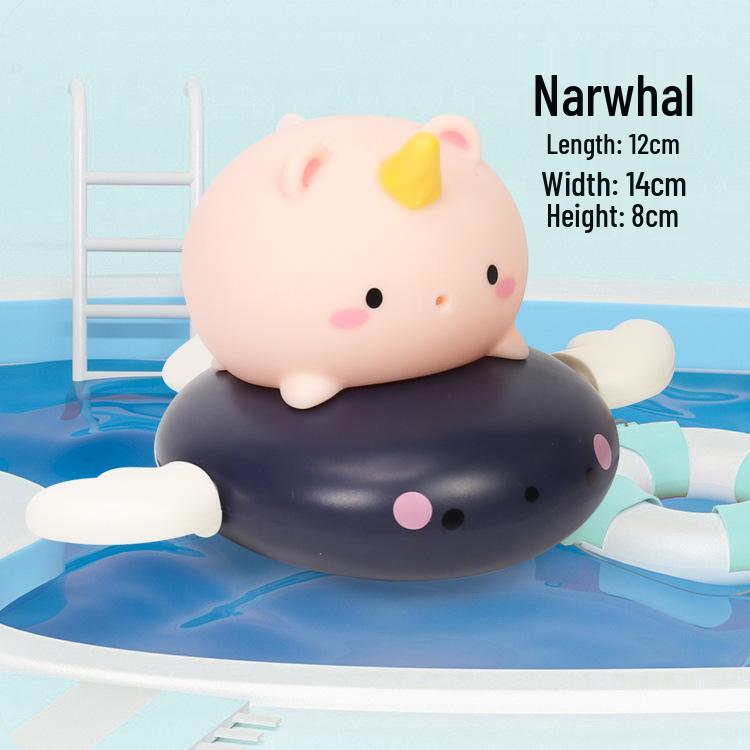 TikTok-Inspired Children's Bath Toys: Little Dolphin & Turtle for Boys & Girls