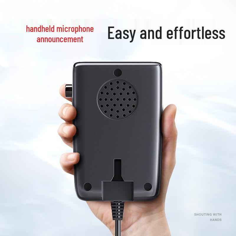 High-Power Handheld Megaphone with Recording & Charging - Loudspeaker for Street Stalls