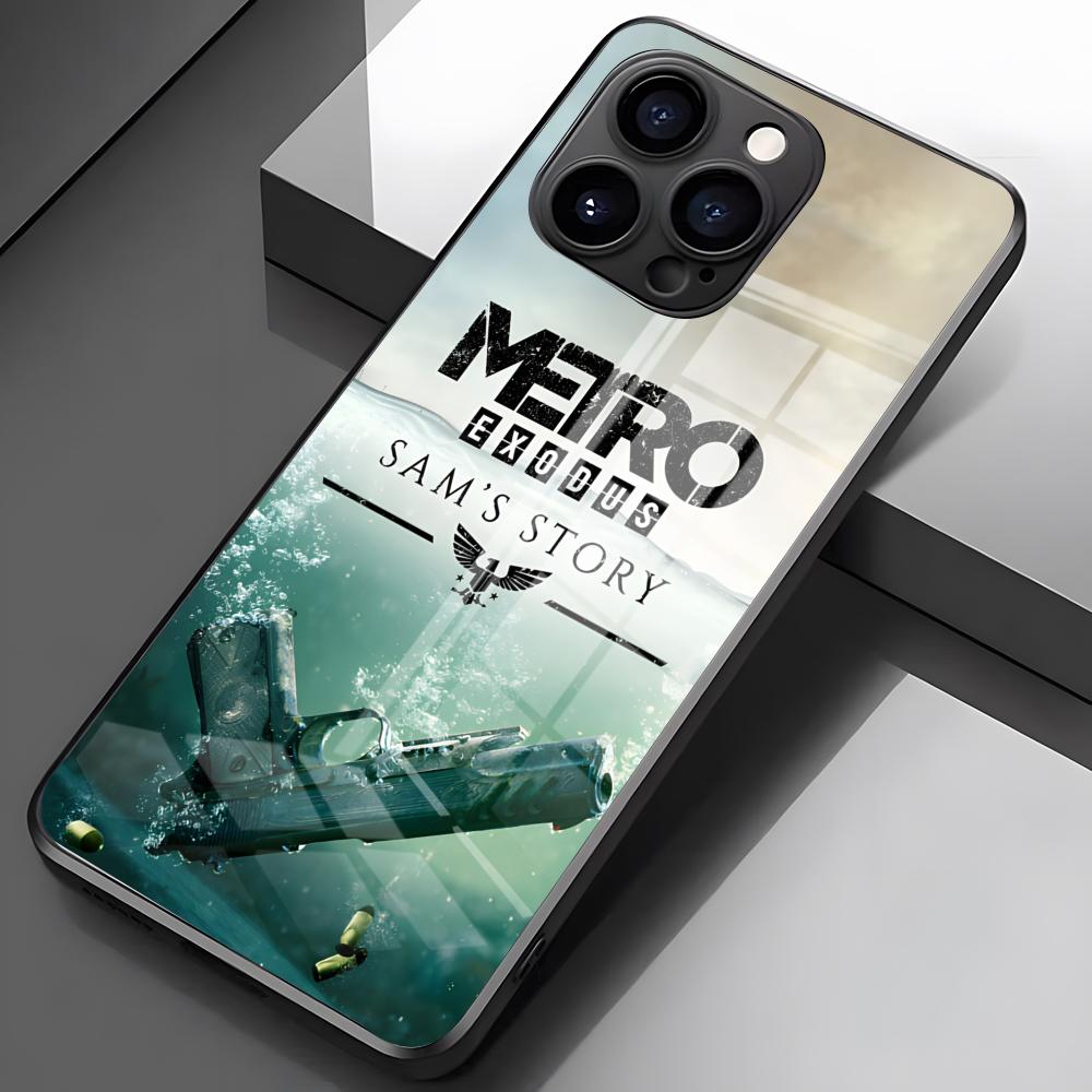Metro 2033 Phone Case For IPhone 17 Pro Max 16 15 14 Pro Max 13 11 X Xs Xr 8 7Plus Glass Cover