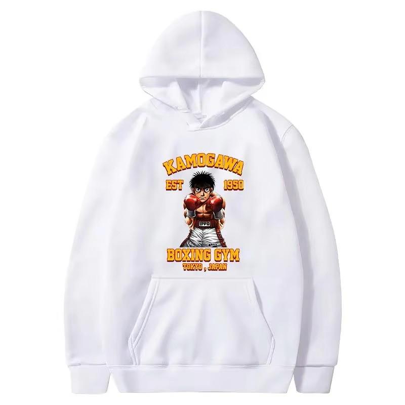 Cartoon Japan Anime IPPO Muay Thai Kick Boxing UFFC MMA Jacket Sweatshirt Hoodies Cosplay Men Women Kid Unisex Sport Gym Fitness Workout