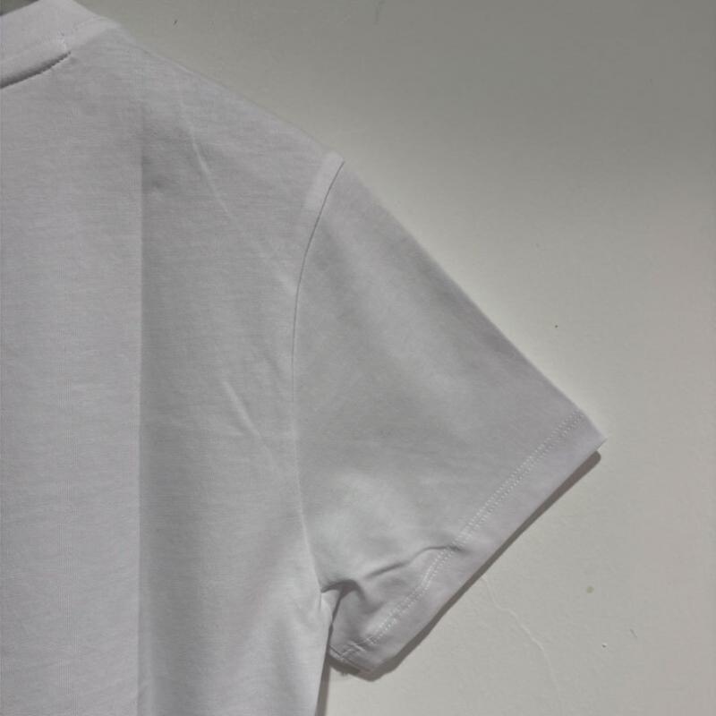 NeW Balance W Essential Central Logo Short Sleeve Tee Slim Fit nbnef2W012 White