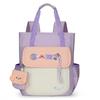Schoolbag new backpack, girls' backpack, boys' casual lightweight handheld, large capacity personalized tutoring bag for elementary students