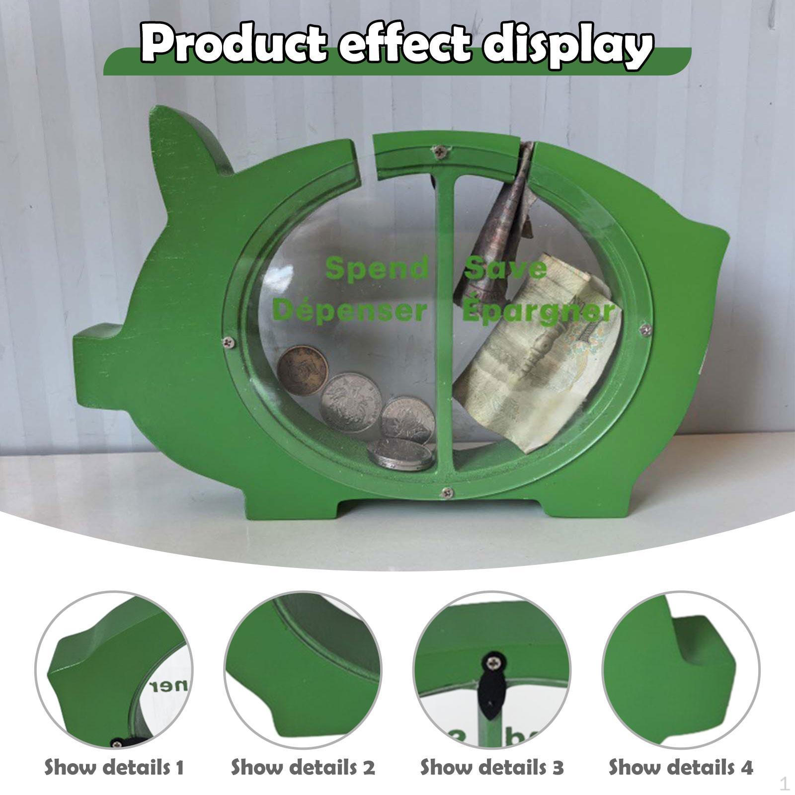 

Piggy Bank Money Saving Box, Craft ,Ideal Gift Unique Decorative for Boys and Girls Collectible Cute