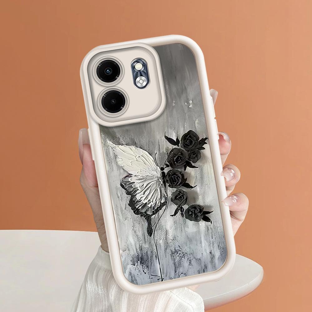 Mykt silikon telefondeksel Fullt dekkende Kamera Støtsikker Beskyttelsesdeksel for Huawei Honor Infinix Tecno iPhone Motorola Google