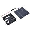 Solar Powered Exhaust Fan 10W Single Fan Waterproof Solar Panel Fan Kit for Chicken Coops Greenhouses