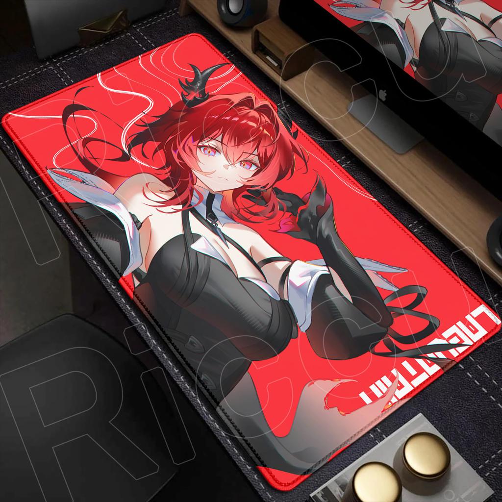 HD Printing Arknights Endfield Mouse Pad Anime Girl Laevatein Mousepad Large Gamer XXL Laptop Rug Gaming PC Accessories Desk Mat