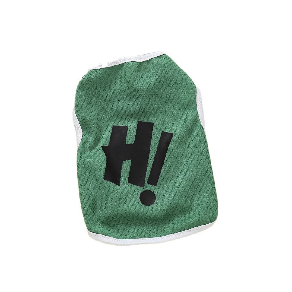 

Полиэстеровая майка для щенка, мягкая футболка для собаки, баскетбольная одежда для питомца, жилет с принтом питомца для собак, щенка XXL зелёный