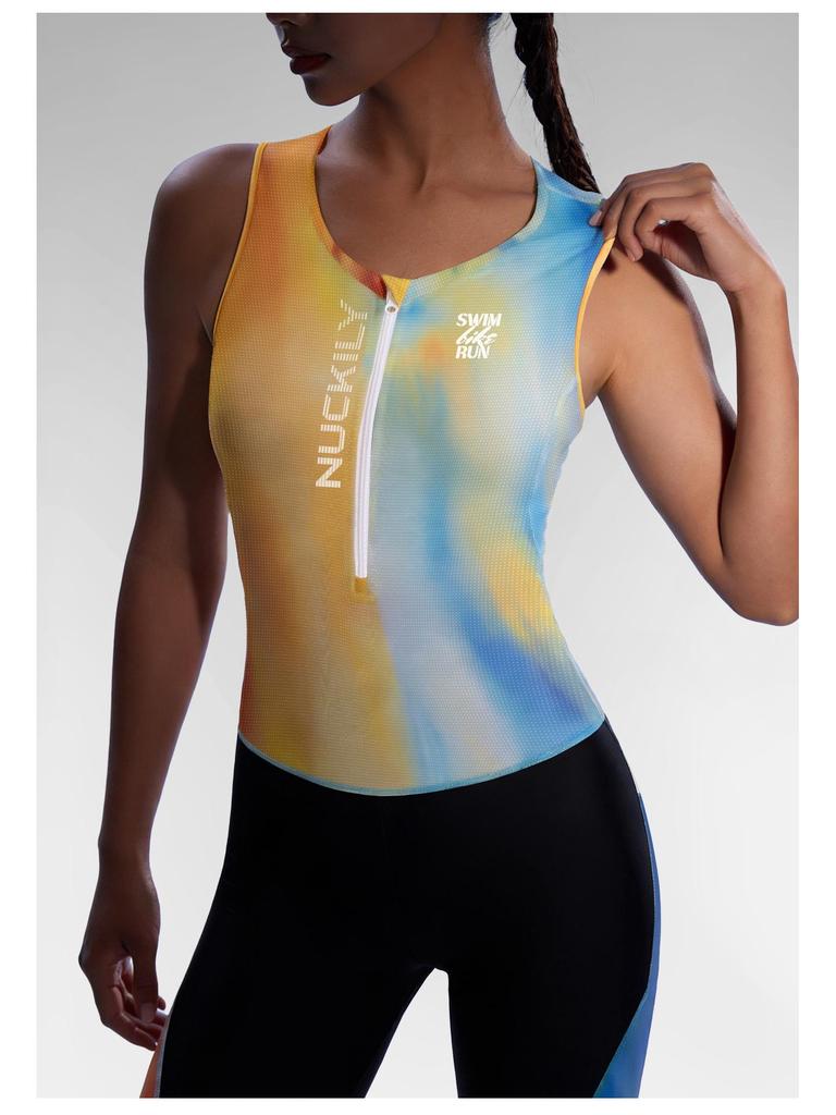 Newquay Women's Custom Triathlon Suit: Quick-Drying One-Piece for Swim, Bike & Run