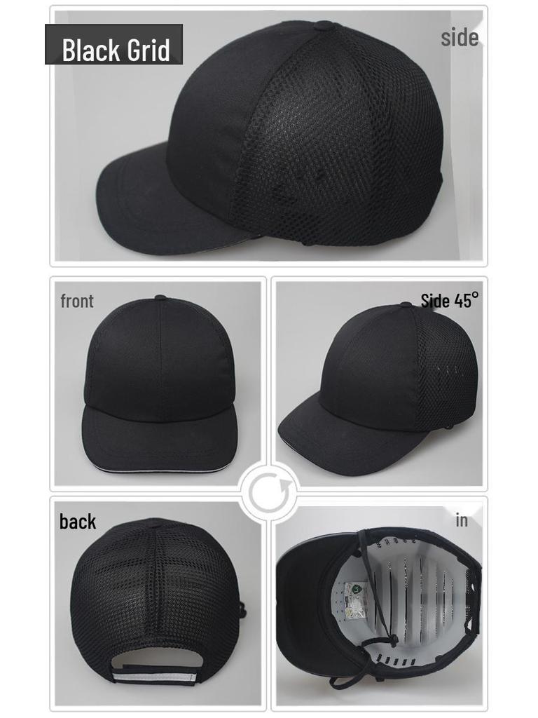 Lightweight Breathable Duckbill Bump Cap with ABS/PE Shell for Labor Protection