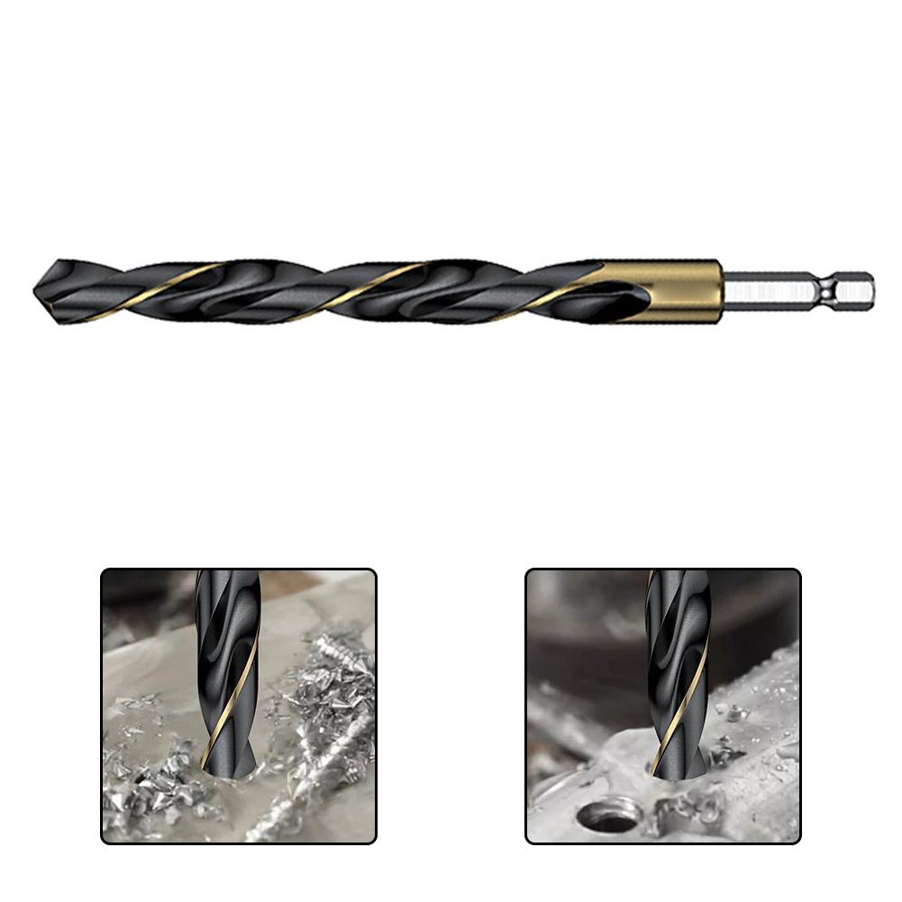 135 Split Point Cobalt Drill Bits For Metalworking Cobalt Steel Twist Drill Set Drill Bit Eccentric Cutting Edge