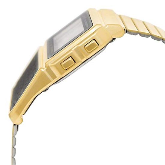 Casio Standard Cheap Casio DATA Watch, Digital, BANK, Metal, Gold, DBC-611G-1