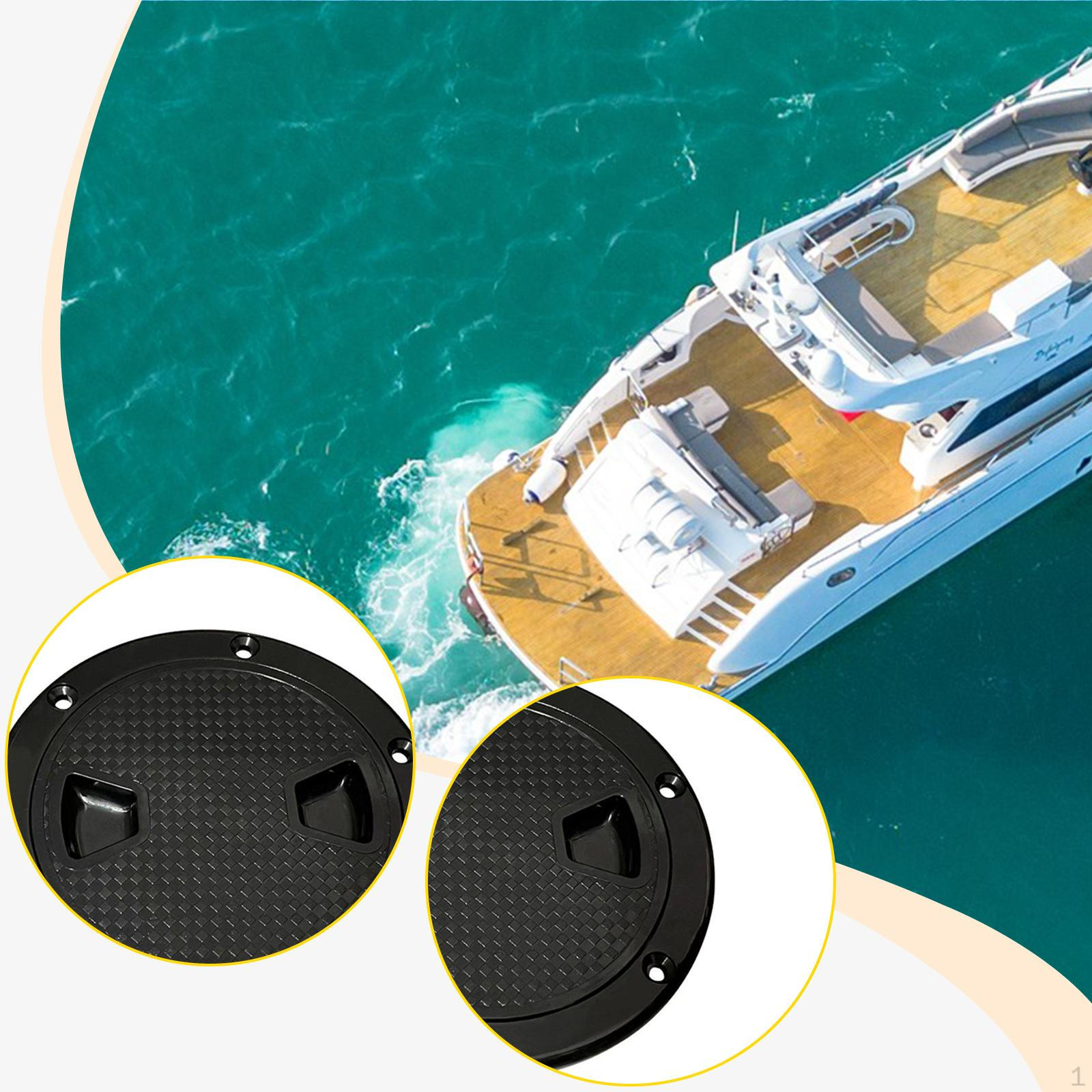 

Boat Deck Inspection Replacement Parts Professional Fitting Heavy Duty Circular for Marine Boats 4 Inch