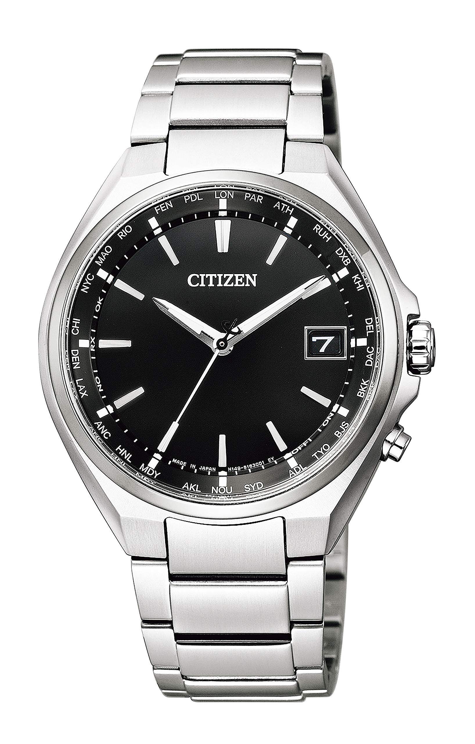 

[CITIZEN] ATTESA Eco-Drive Radio Watch (Водонепроникний чоловічий сріблястий бізнес) CB1120-50E Citizen Radio Solar прямого рейсу