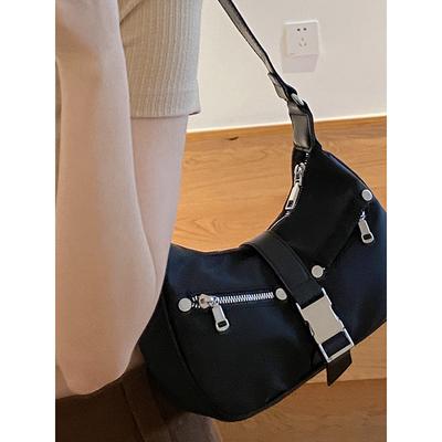 French Niche Nylon Underarm Bag Women'Snewest Fashion Women'S Bag High-Quality Texture Single-Shoulder Messenger Bag