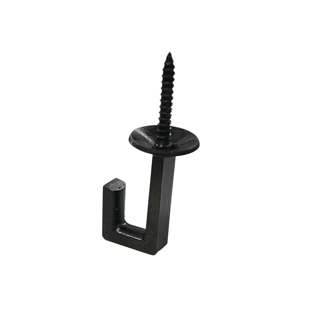 Fukuikinzokukogei Inazuma Nail Screw 5003 Copper Double-Fold Structure Black Finish for Hanging and Mounting