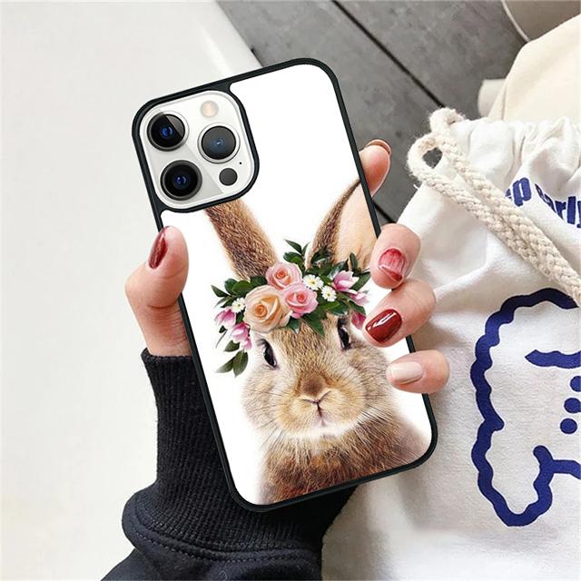 

Raccoon Fox Animal Flower Phone Case Cover For iPhone 17 Air 15 16 14 13 12 Pro Max 11 Pro Max Plus Coque Shell iPhone 15pro