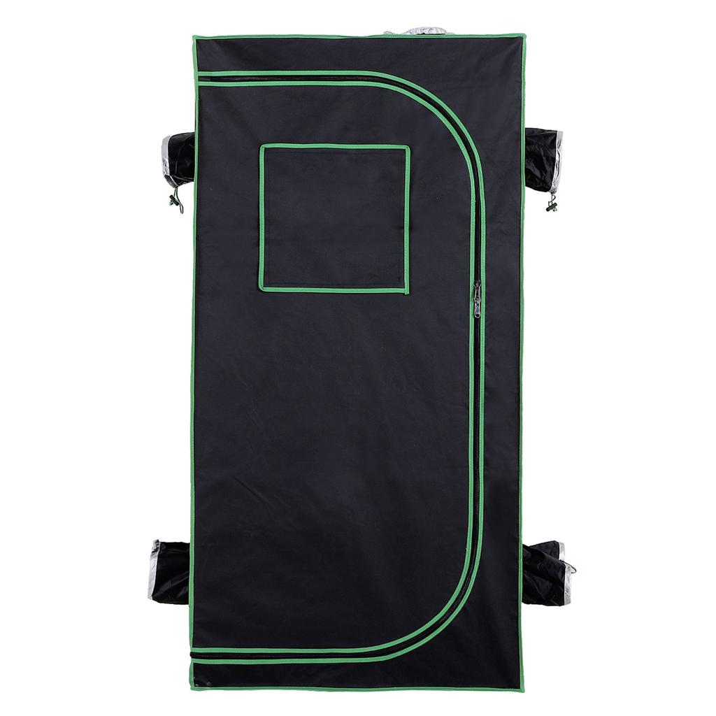 Hydroponic Grow Tent in 600D Oxford with 5 Adjustable Air Vents and Window, Hydroponic Greenhouse for Cultivation with Cable Hole, 80x80x160 cm