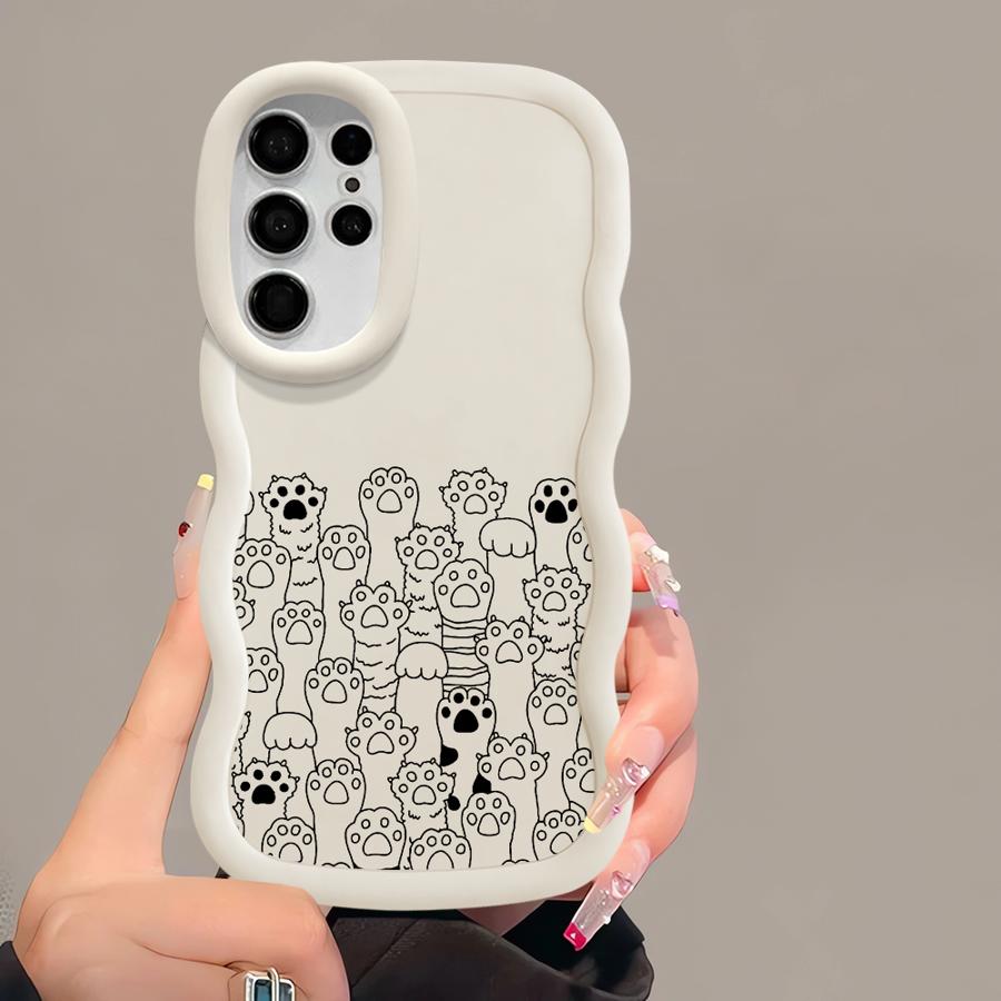 

Cute Cat Lovely Case for Samsung Galaxy A26 A25 S22 Ultra S24 S25 S23 Plus S20 FE S21 Soft Phone Cover A36 A55 A34 A24 A54 A35 Galaxy S23 Ultra