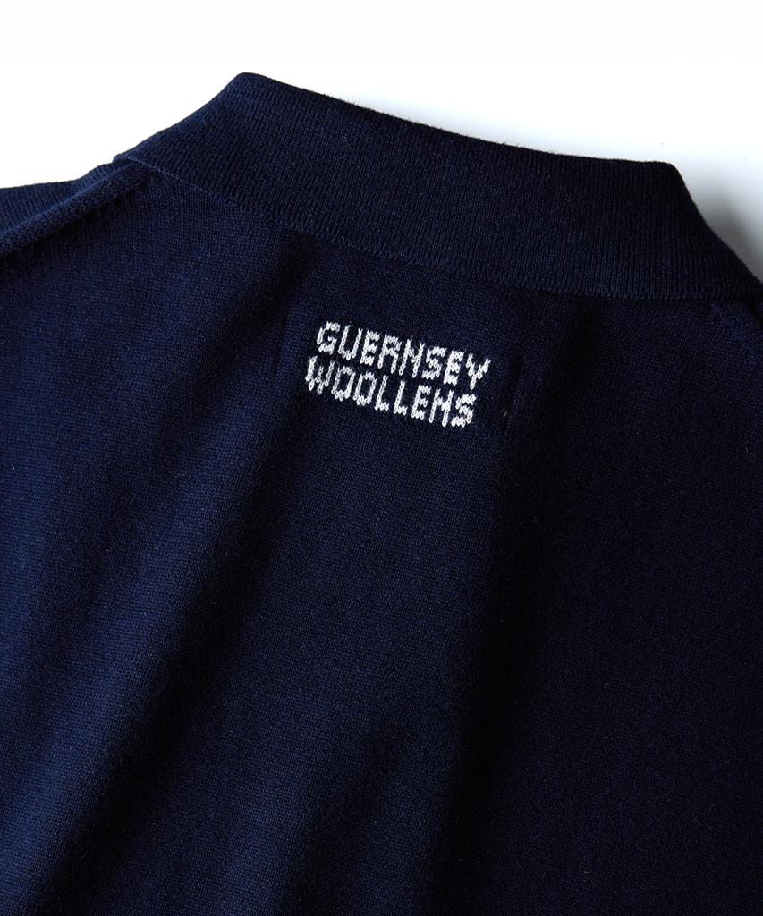 Geonjiulleunseu Cashmere Blend Pocket Collar Knit - Navy