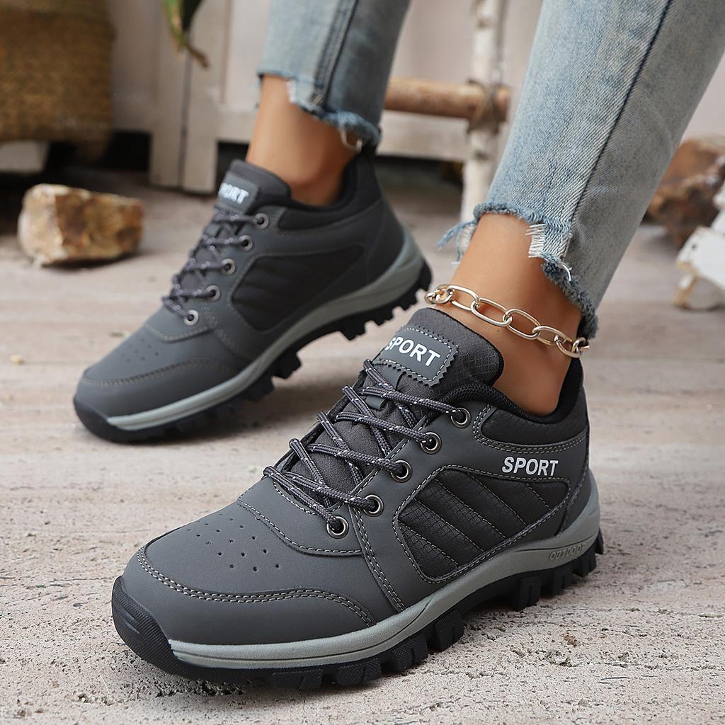 TUINANLE Men's Hiking Boots Comfortable Lace-up Sports Boots Outdoor Hiking Shoes Women Walking Sneakers