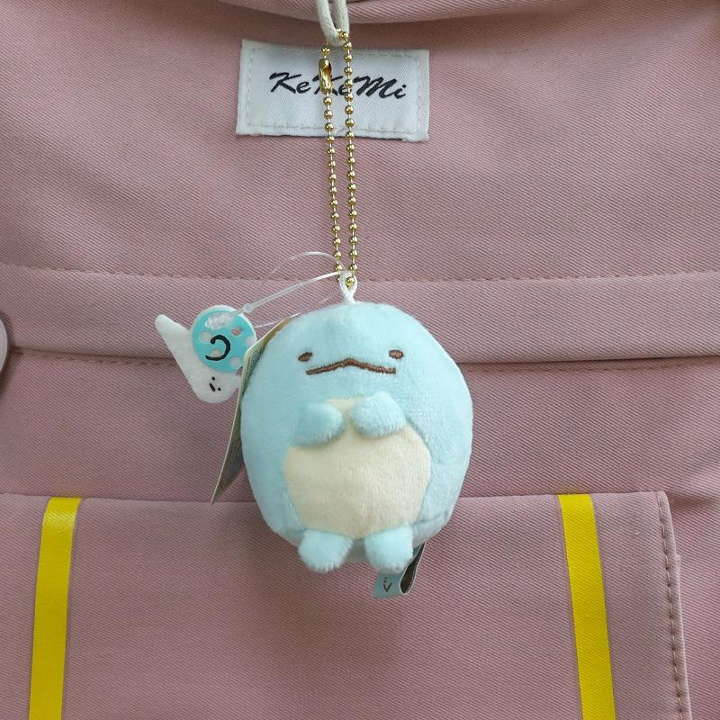 Cute Mini Corner Creature Fried Shrimp And Tapioca Plush Doll Keychain Pendant Toy
