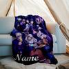Personalized Custom Name Blanket - JoJo's Bizarre Adventure Print Design,Blanket for Sofa,Bed,Travel,Camping - Soft and Warm, Great Gift