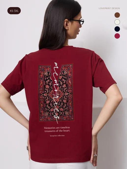 Short-sleeved cotton T-shirt M