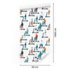People on scooters wallpaper for living room and bedroom 50x1000
