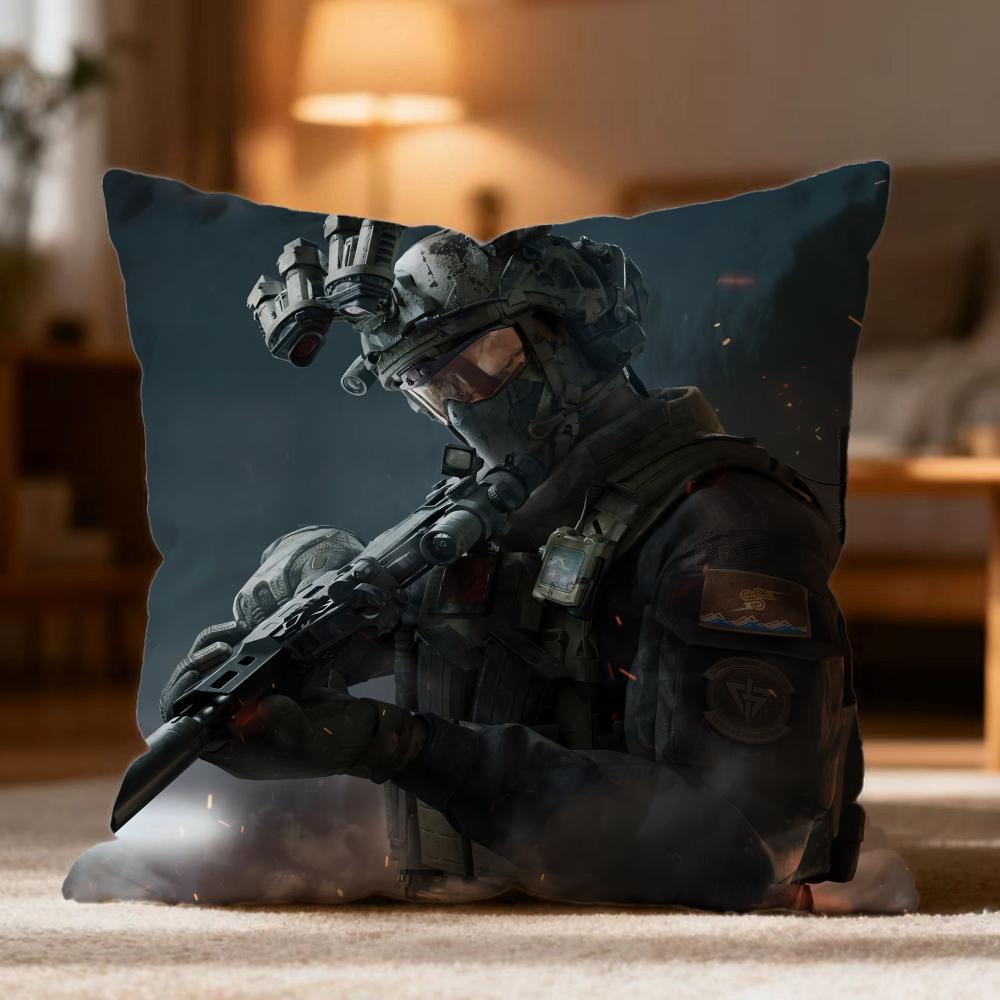 Fashion DDelta Forceer Cushion Cover Soft Washable Pillow Case Multi-Scene for Couch Bed Travel Office Use