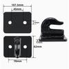 2PCS Tractor Bucket Grab Hook Bolt On Grab Hook 3/8" Tow Hook Mount with Backer Plate for Tractor Bucket RV UTV Truck
