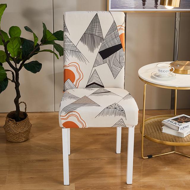 Spandex Seat Chair Cover Removable Slipcover Anti -Dirty Kitchen Cover For Banquet Wedding Dinner Restaurant Housse De Chaise 1pc for Home