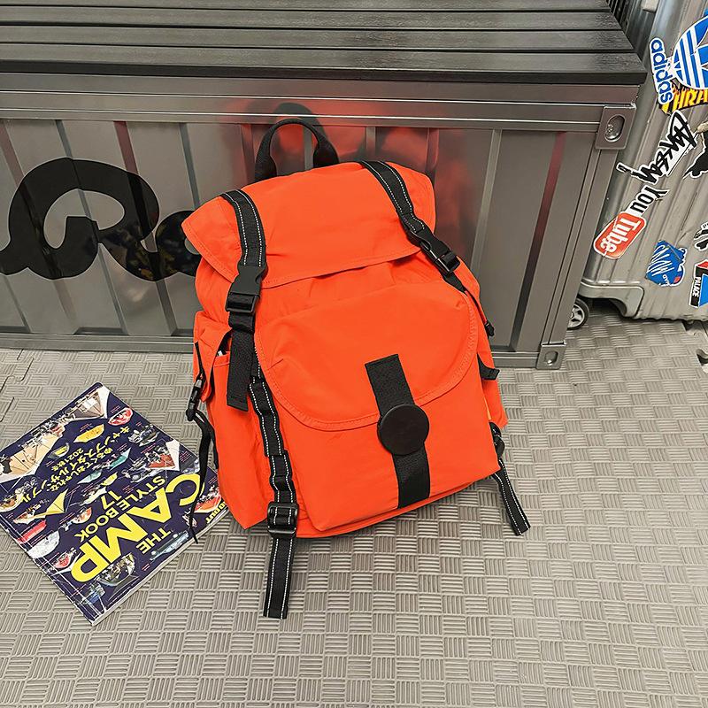 Schoolbag Mountaineering Travel Backpack Men's and Women's Outdoor Leisure Trend College Student School Bag Junior High School Student High School