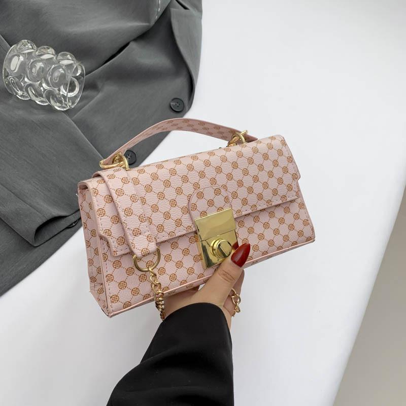 Retro Summer Handbag Women's 2025 New Casual and Beautiful Personalized Women's Bag Fashion Trend Shoulder Small Square Bag