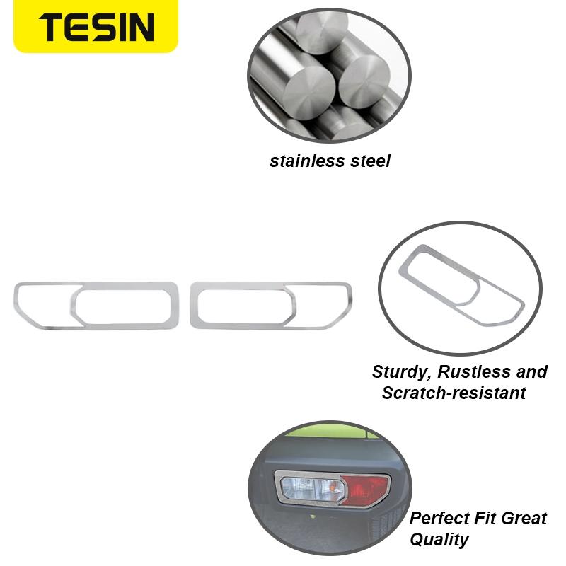 TESIN Car Rear Tail Light Lamp Decoration Cover for Suzuki Jimny JB74    2022 2023 Lamp Hoods Exterior