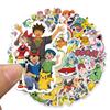 10/30/50pcs Kawaii Cartoon  Stickers Cute Anime Pikachu Sticker Water Bottle Suitcase Phone Diary Graffiti Decals Packing