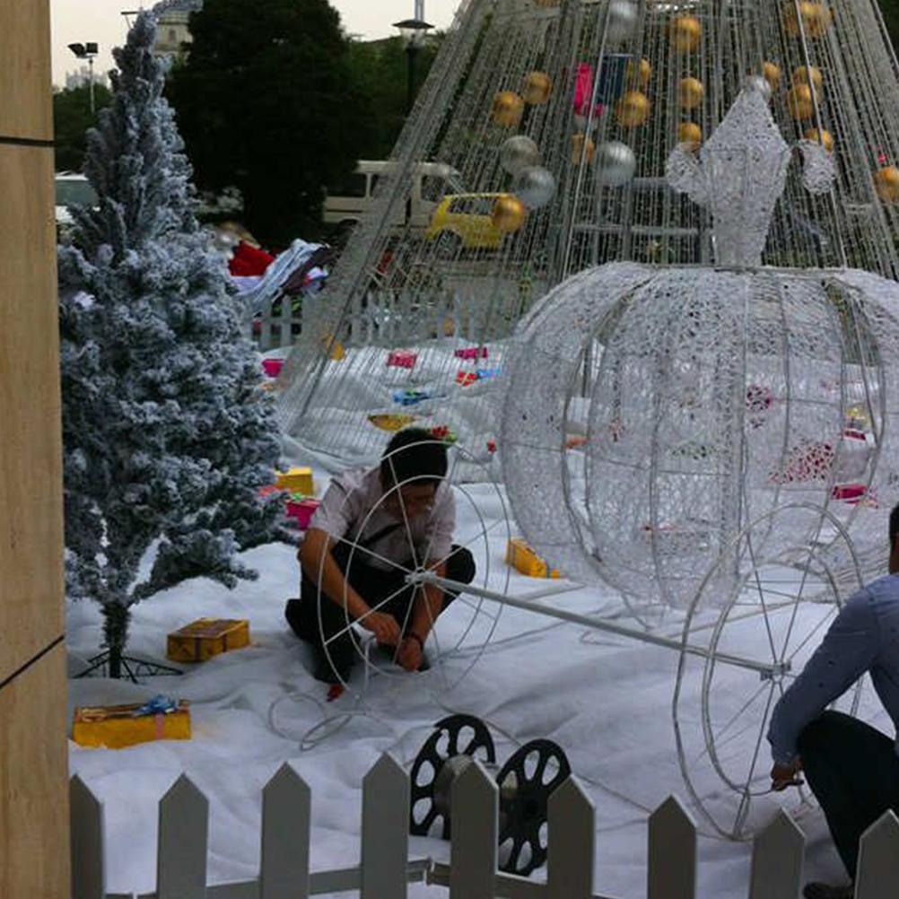 Christmas Snow Cover Blanket Artificial Cotton Blanket for Christmas Tree Skirts Backdrop