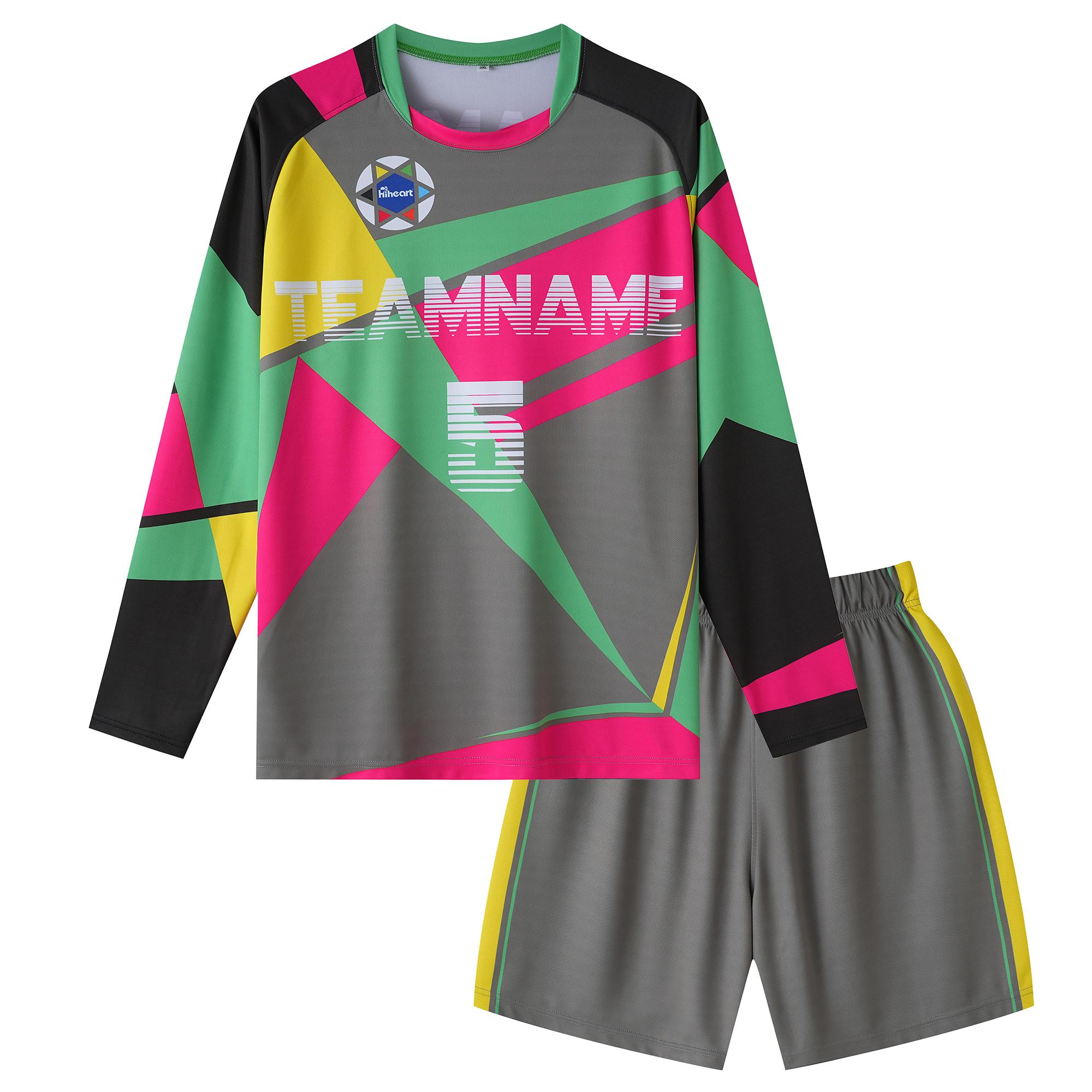 Wholesale Polyester Sublimation Football Jerseys Sets Custom Men Soccer Uniforms Soccer Wear S